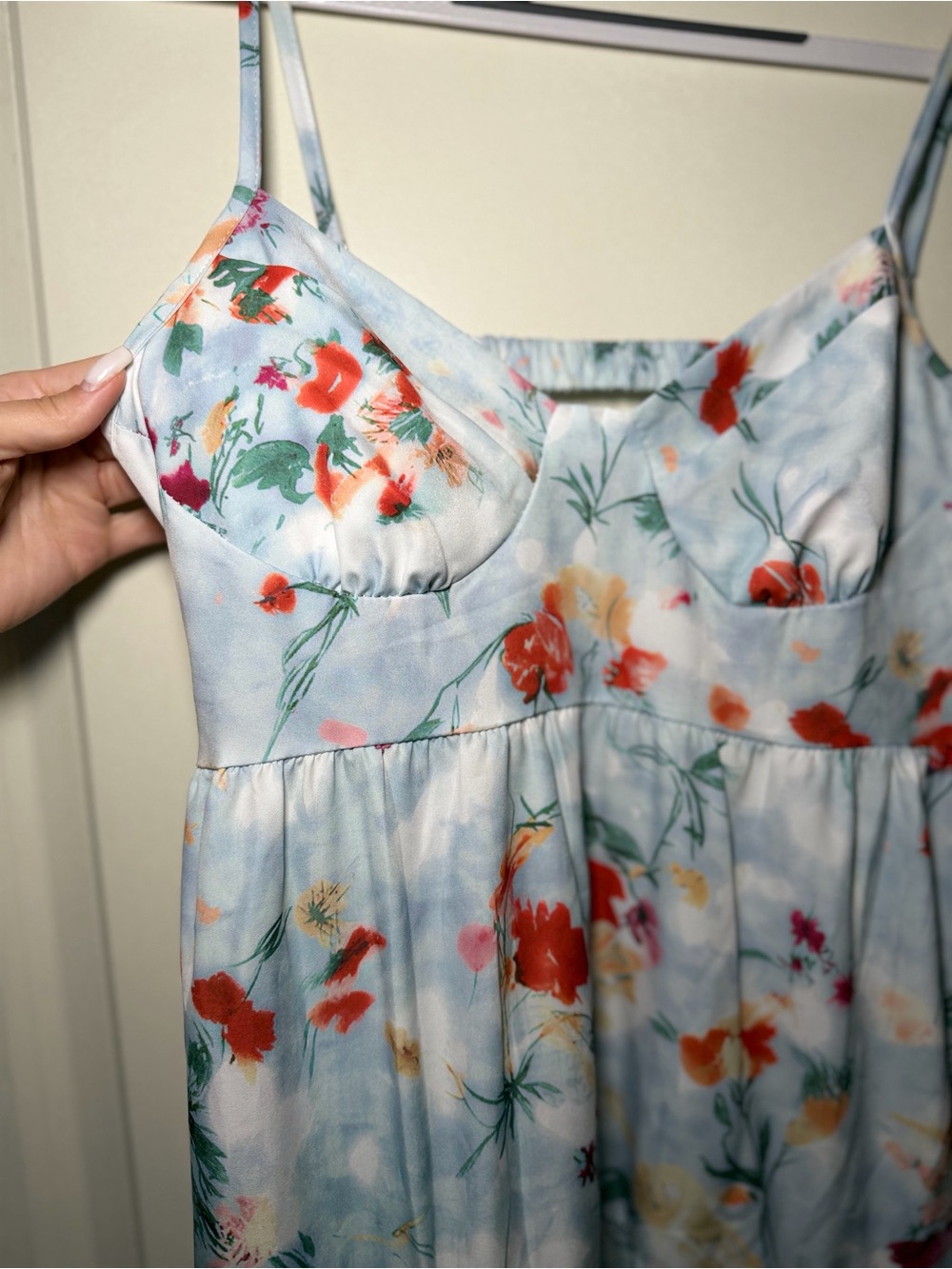 Light Blue Floral Dress